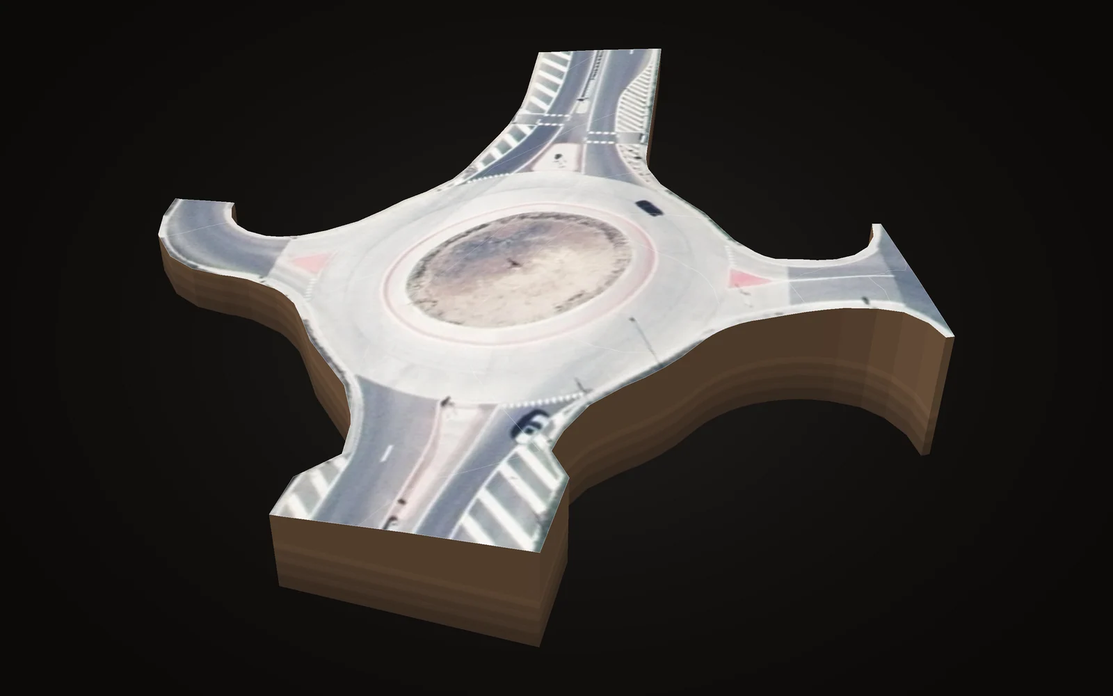 Kruispunten en verhardingen — 3D-model voor machinesturing
