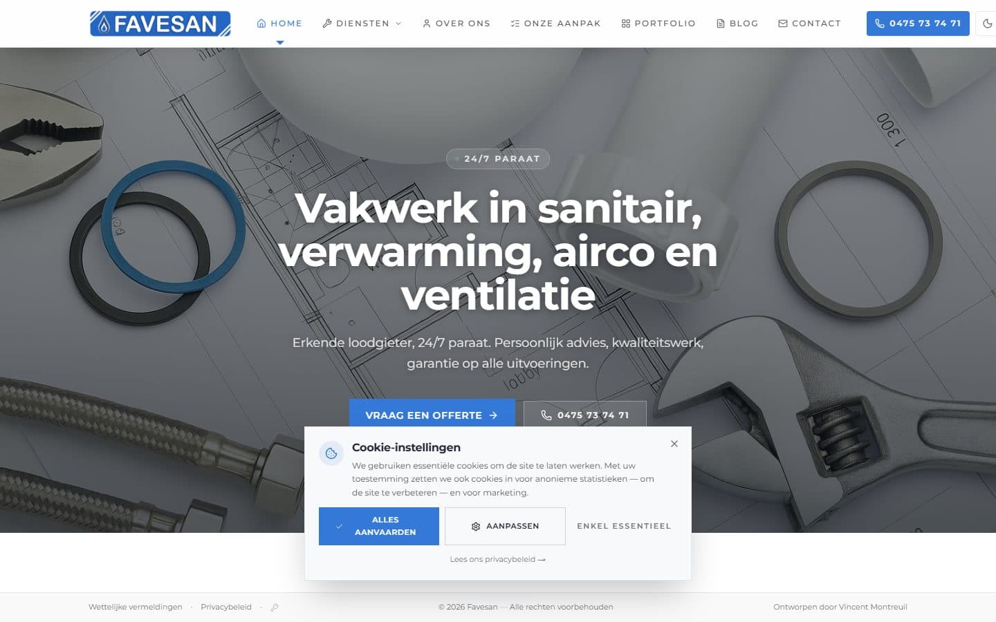 Favesan — voorpagina